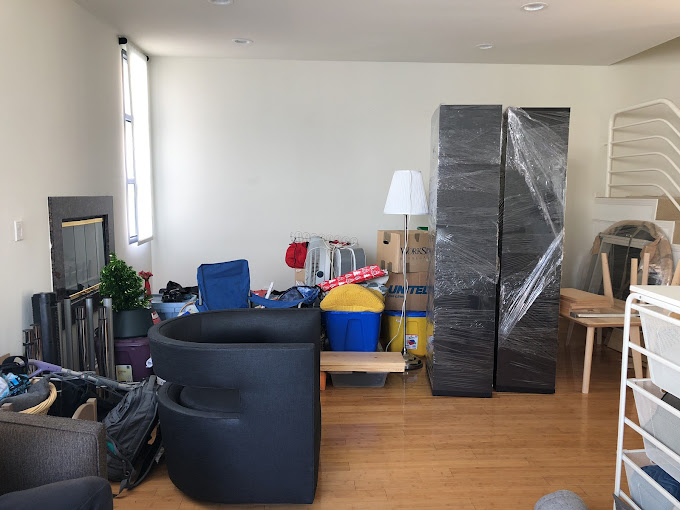 Hollywood, CA apartment move with Melrose Moving truck