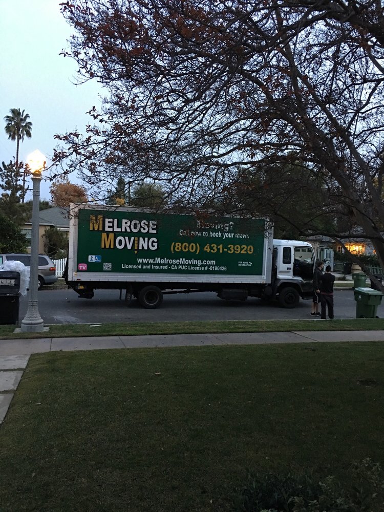 Melrose Moving providing local moving services in Burbank, CA